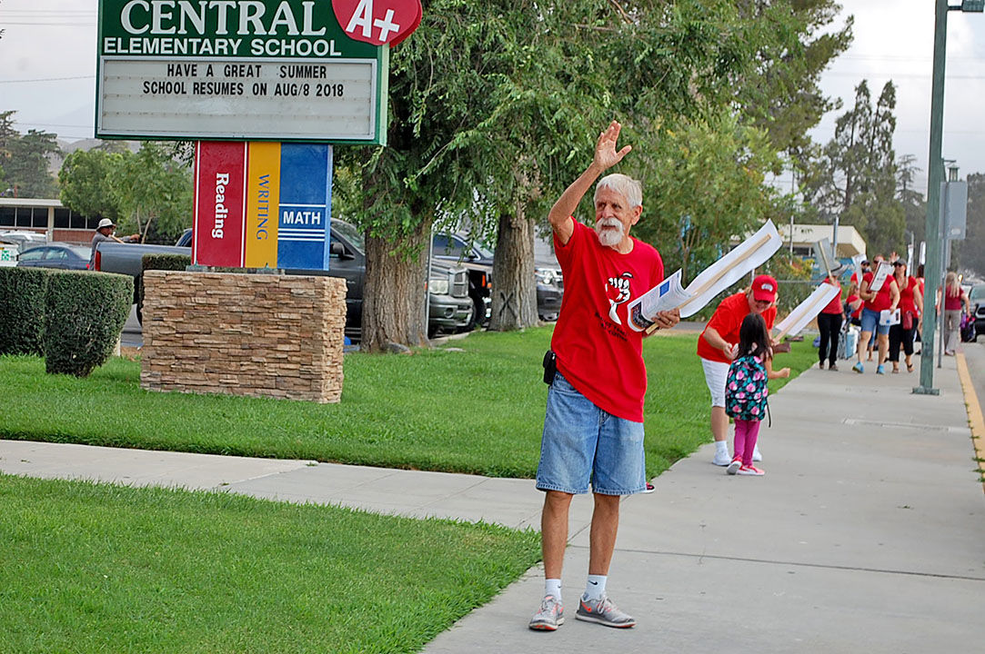 On day one back to school, Banning’s teachers go on strike